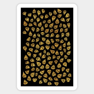 Gold Diamonds Sticker